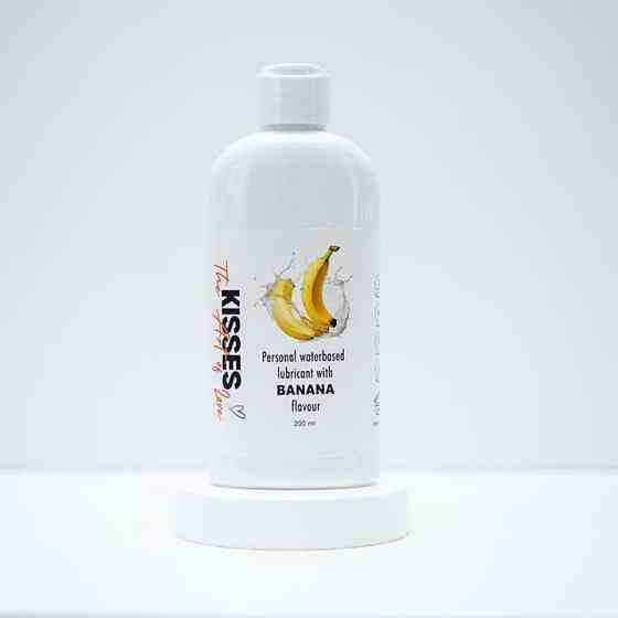 Лубрикант на водній основі Kisses Банан 200 мл. – Інтимне мастило Вінниця