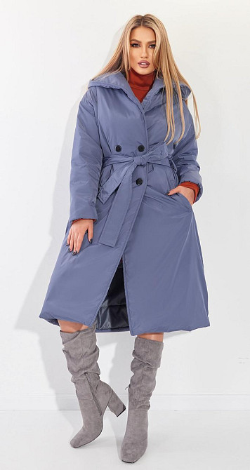 Модне пальто з плащової тканини (42) Київ - фото 10