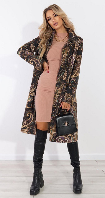 Легке пальто цікавого крою (42) Київ - фото 6