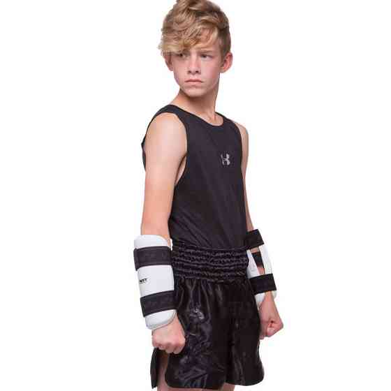 Защита предплечья для тхэквондо Zelart BO-4082-W размер S-XL белый Защита для боевых искусств Киев