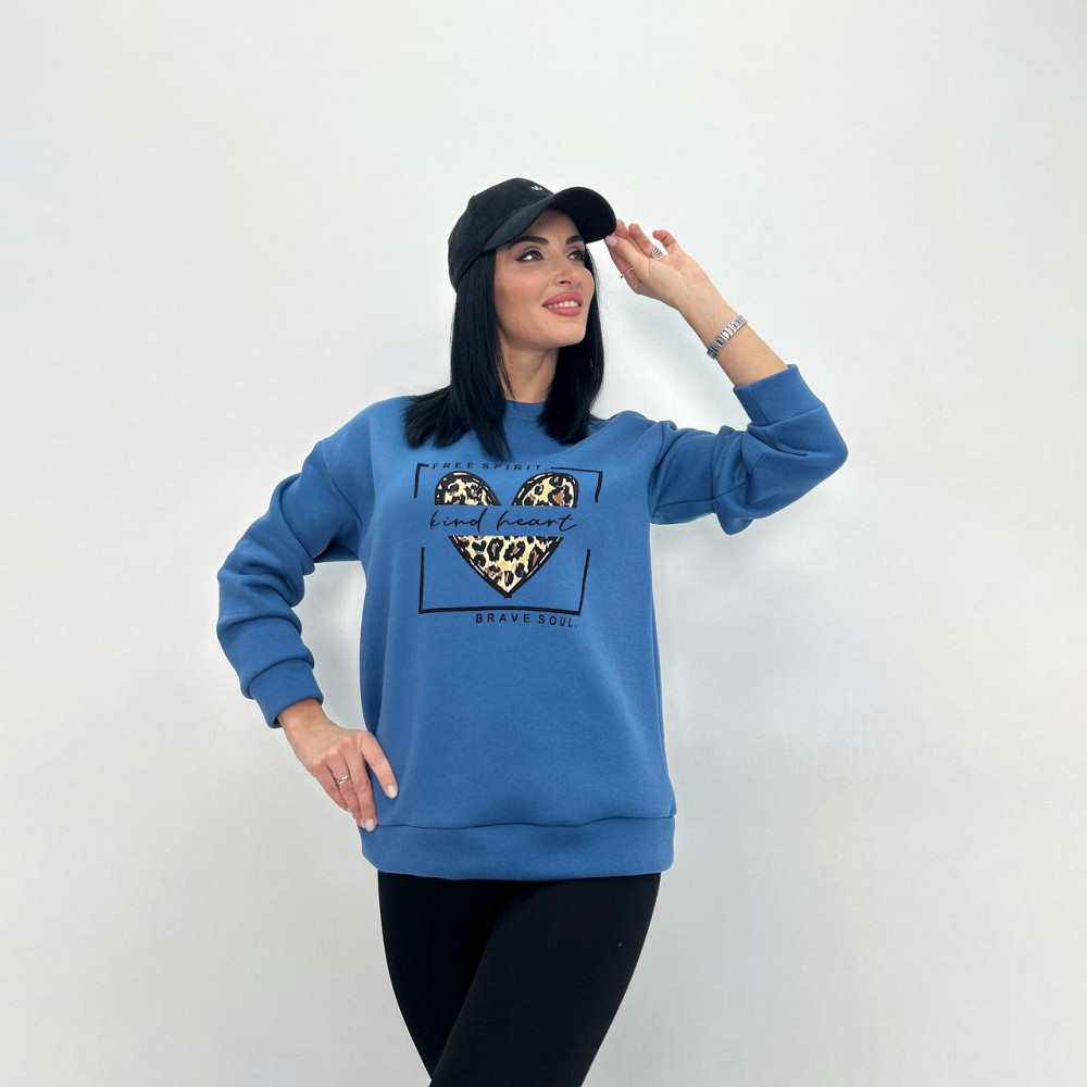 Жіночий батник на флісі "Brave" Турція оптом | Норма і батал Київ - фото 8