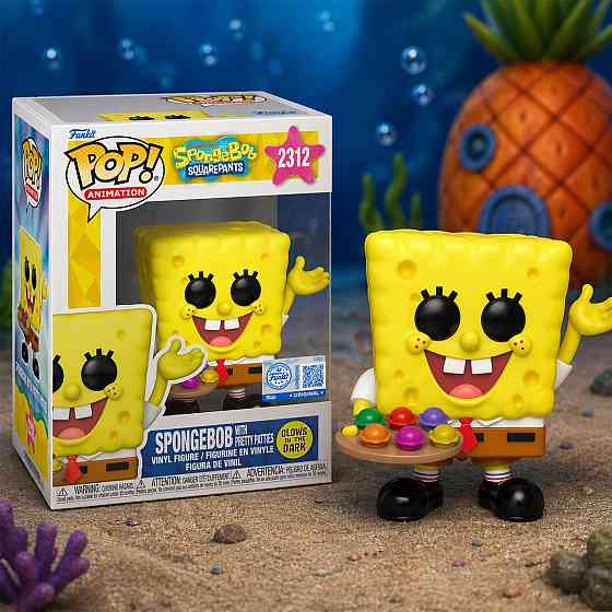 Ігрова фігурка Funko POP! - Губка Боб з крабсбургерами (GW) Днепр