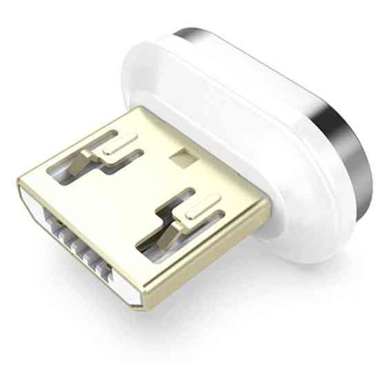 Наконечник PZOZ MicroUSB 5А для магнітного кабелю (Сріблястий) Николаев