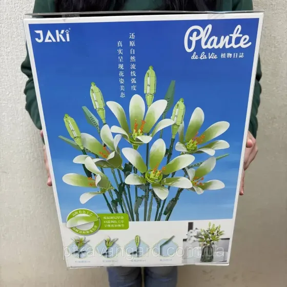 Конструктор букет білих лілій квіти 518 деталей 3D Creator Хмельницький