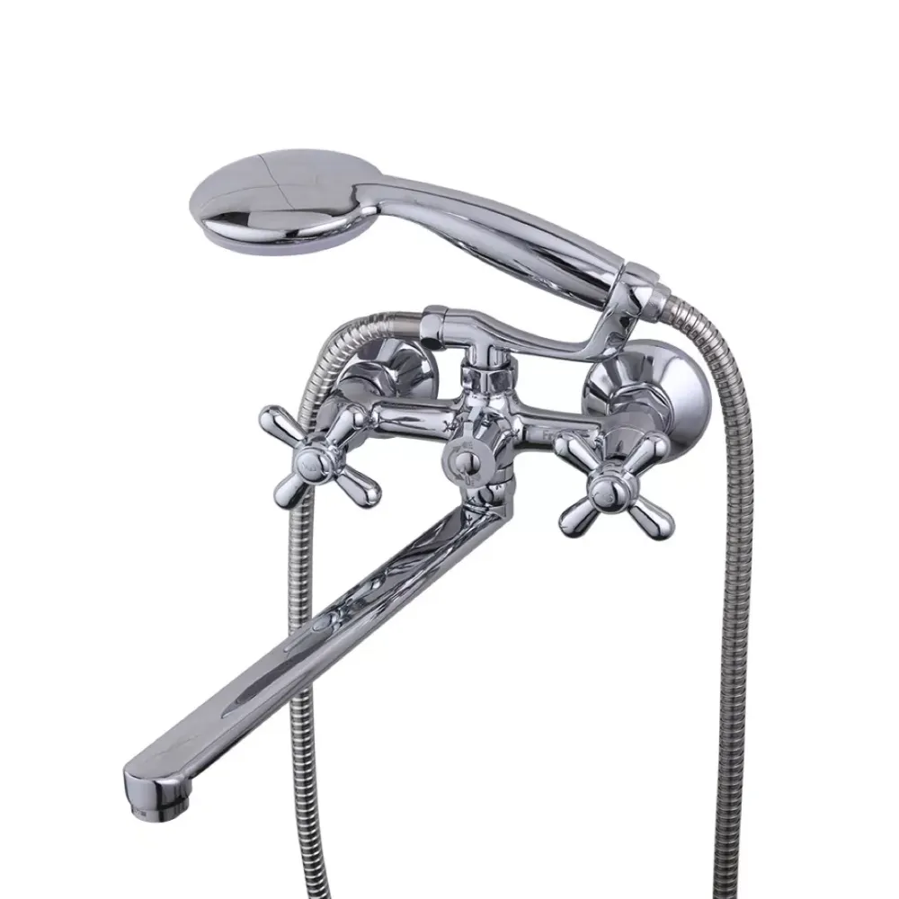 Смеситель для ванны Frap F2225 с душевым гарнитуром, хром Киев - изображение 1