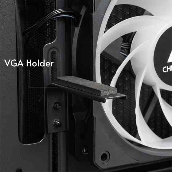 Корпус Chieftec VISTA GT-01B-OP 3x120mm A-RGB, ATX, без БЖ, Black Вінниця