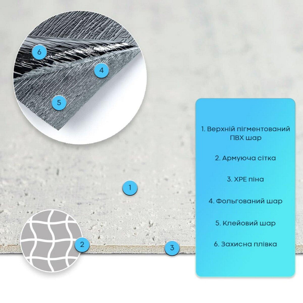 Гибкая самоклеящаяся плитка Светлый гранит Киев - изображение 2