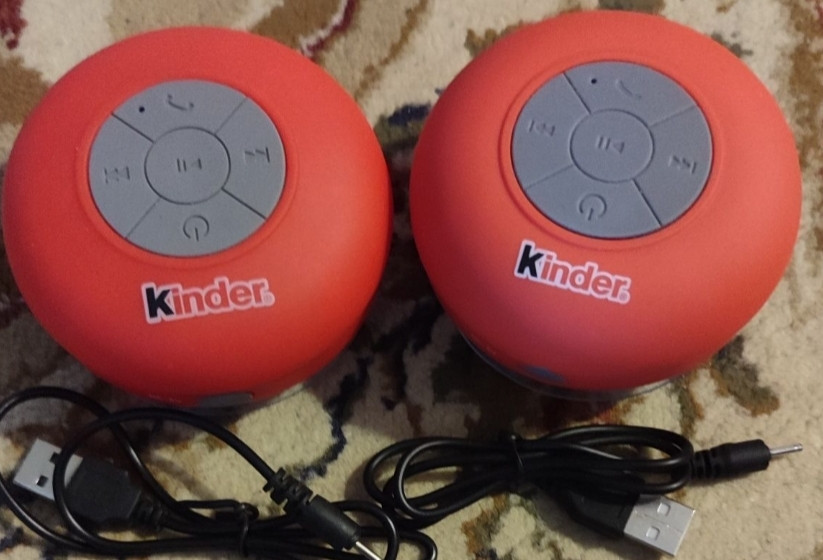 Портативна водонепроникна блютуз колонка (гучномовець) Kinder Киев - изображение 4