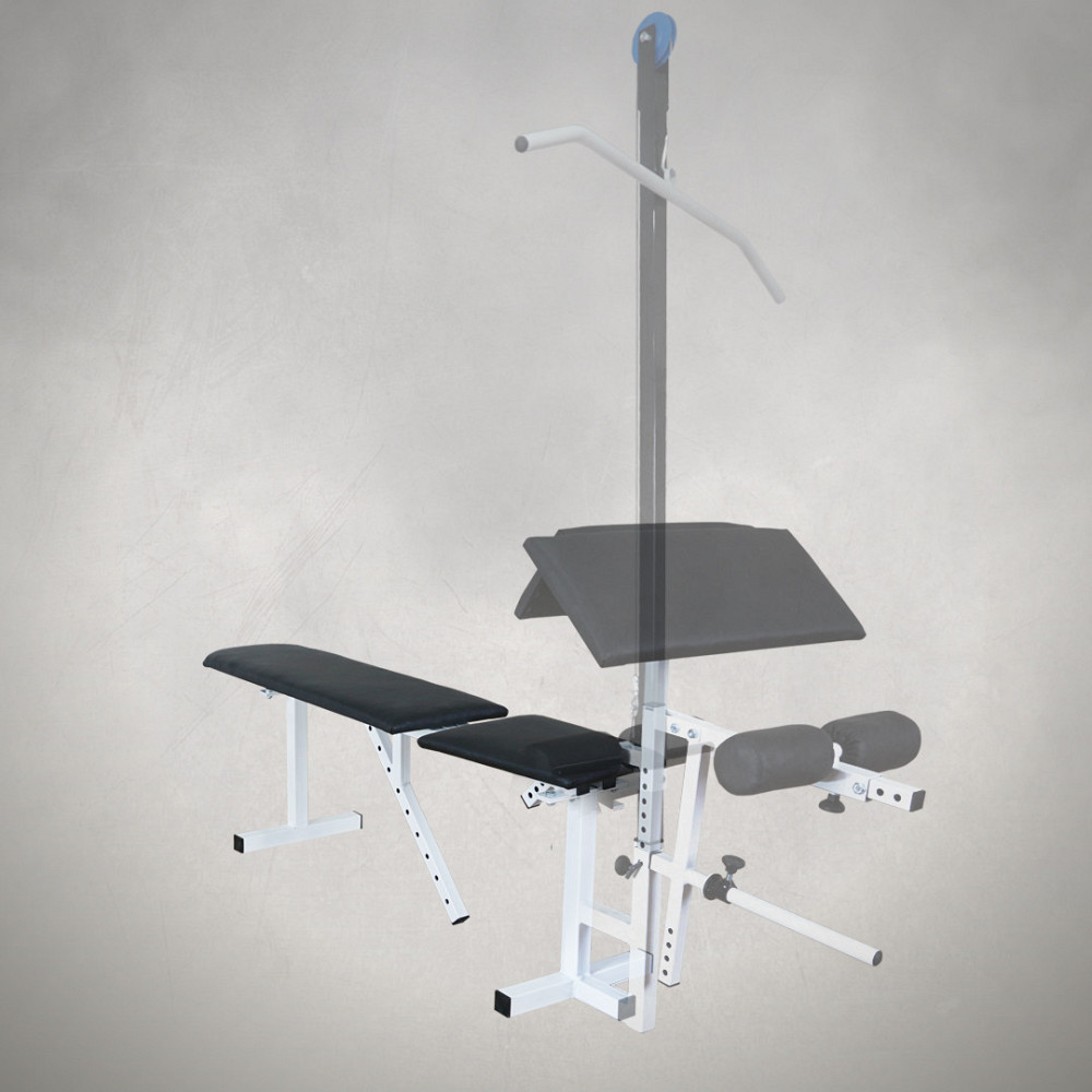 Лавка для жиму регульована з тренажером для ніг 40 на 40 мм Стійки, лавки для жиму і присідань без стійок Київ - фото 6