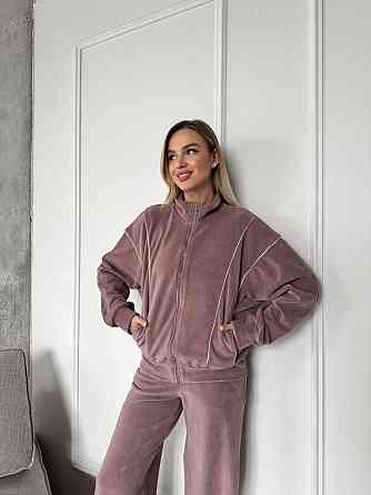 Стильный женский теплый флисовый костюм двойка Мокко, 42/44 Одесса