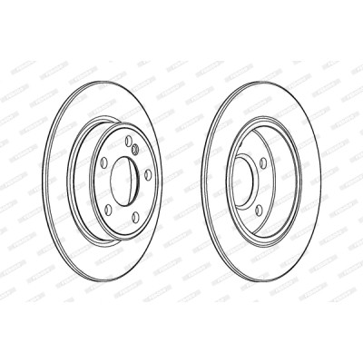 Тормозной диск FERODO DDF2335C Винница - изображение 1