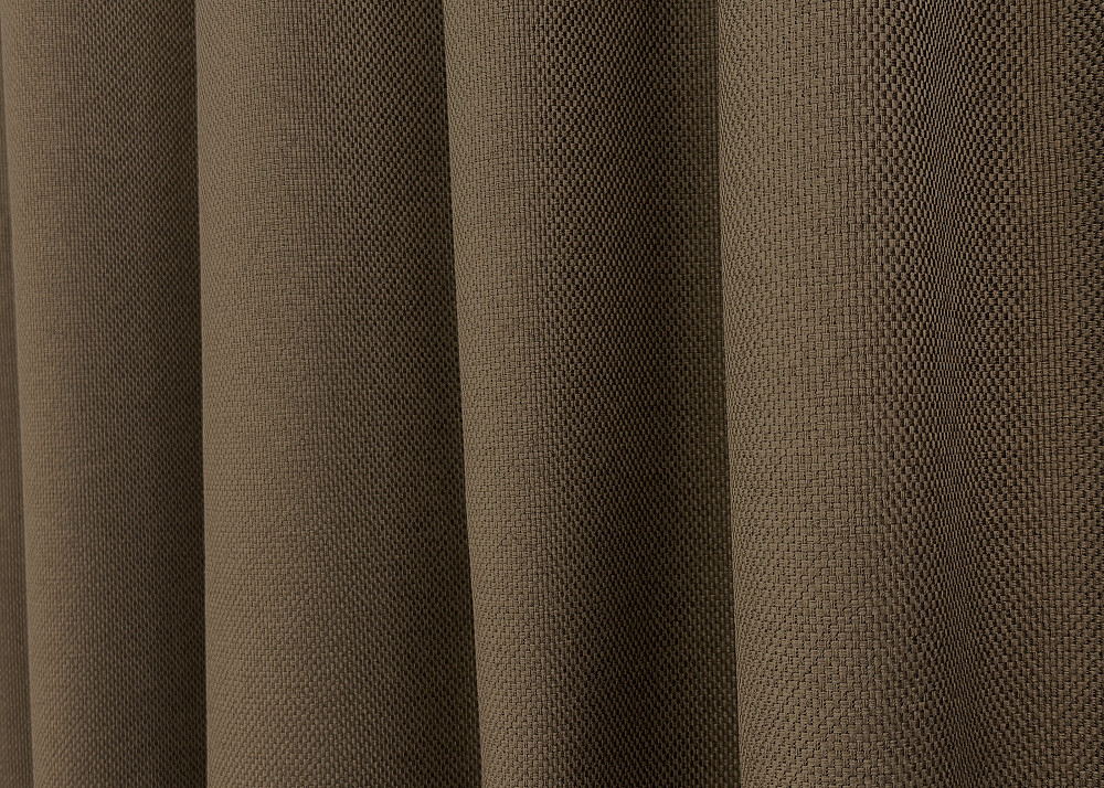 Комплект готових штор VR-Textil Льон-блекаут Льон Мішковина № 277ш Коричневий 200х270см 2 шт (32-001) Київ - фото 7