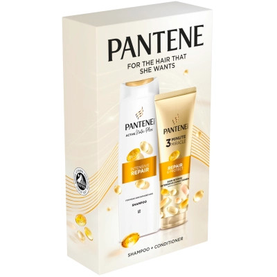 Набір косметики Pantene Pro-V Інтенсивне відновлення Шампунь 400 мл + Бальзам-ополіскувач 220 мл (8006530042369) Вінниця - фото 2