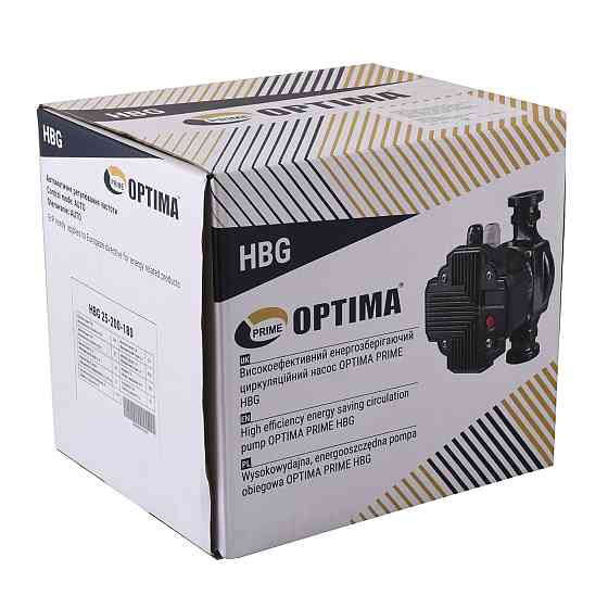 Насос циркуляционный энергосберегающий Optima PRIME HBG 25-200AUTO 180мм (000027884) Киев