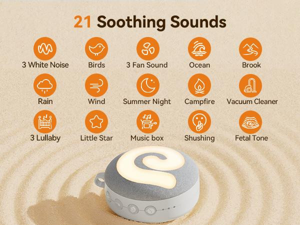 Генератор білого шуму з нічником Dreamegg HFD-W11 Луцк - изображение 3