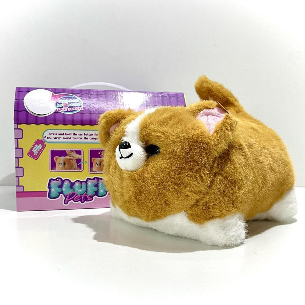 Собачка інтерактивна рухає хвостом моргає очима запис голосу Коричневий (M 17049) Чернигов - изображение 3