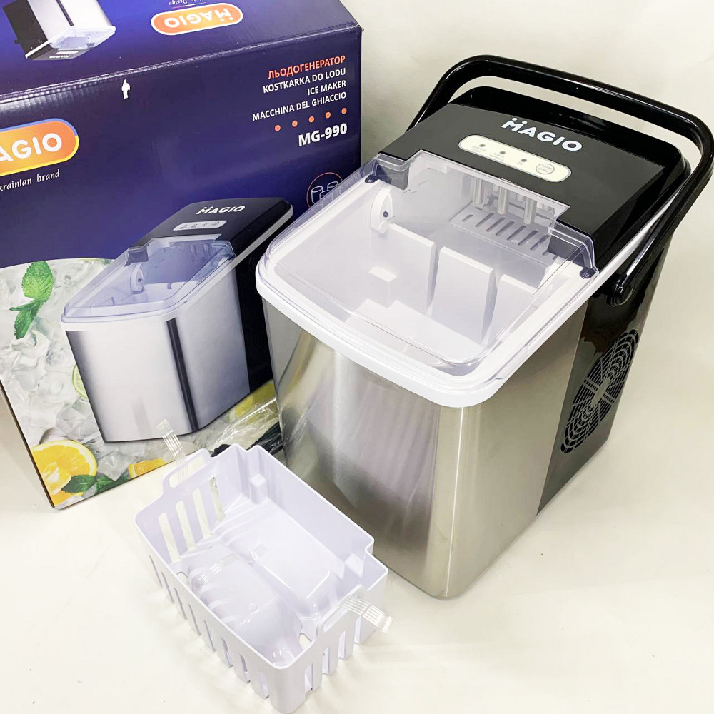 Генератор льоду для офісу, Magio, Генератор льоду для дому, Льодогенератор домашній GN-60 Івано-Франківськ - фото 5