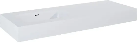 Раковина  Elita Dimple 120Cm Marmur White Matt 168868 Киев