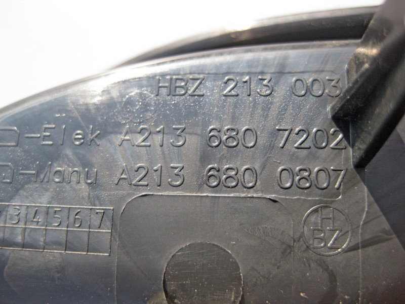 Mercedes-Benz  A2136800807 9051 Жалюзі - шторка рульової колонки чорна E-Class W213 C238 CLS C257 Одесса - изображение 3