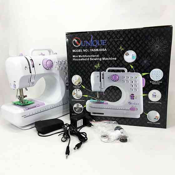 Домашняя портативная швейная машинка, Детская ручная швейная машинка Детская шить ER-18 Львов