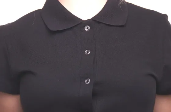 Жіноча футболка Поло Bono 400119 52, Чорний Київ