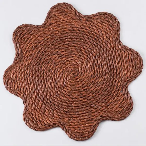 Салфетка сервировочная на стол Ø38 (см) под тарелки и столовые приборы Коричневый HP-35-1BR Киев