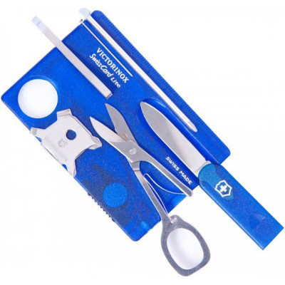 Мультитул Victorinox SwissCard Lite Transparent Blue (0.7322.T2) Винница - изображение 2