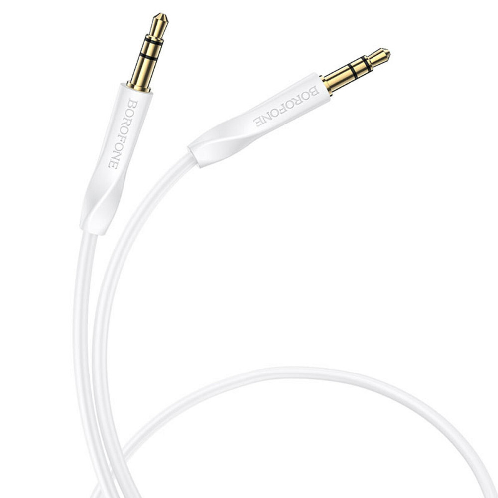 Аудiо-кабель BOROFONE BL16 Clear sound AUX audio cable White Київ - фото 2