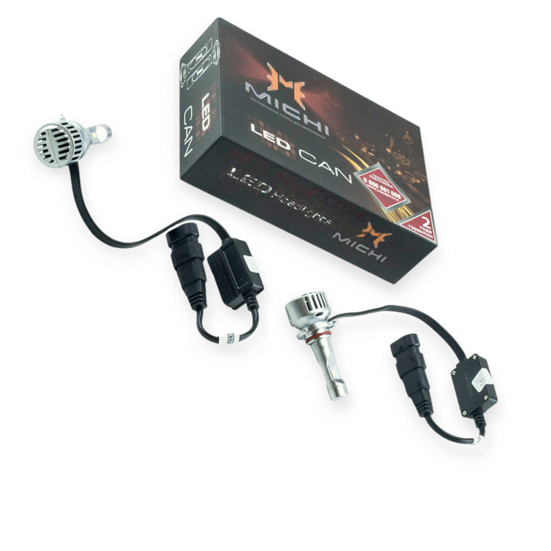 Автолампа HB3, HB4 12V-24V MICHI Can 5500K 5300L з обманкою радіатор з вентилятором LED Мукачево - фото 1