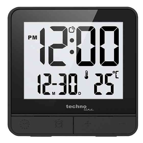 Годинник настільний Technoline WT375 Black (WT375) Киев