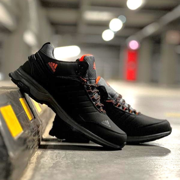 Зимові Кросівки Adidas GORE-TEX Чоловічі Чорні з МЕХОМ Черевики Адідас (розміри: 42,43) ВідеоОбзор Дніпро - фото 8