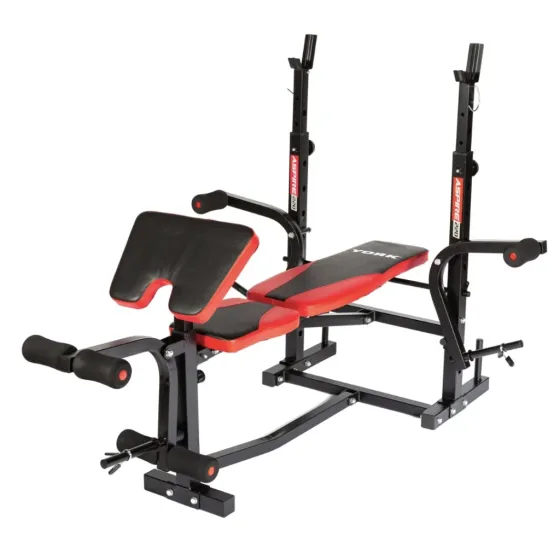 Лавка для жиму York Fitness ASPIRE 220 з стійкою для штанги та партою Скотта Київ