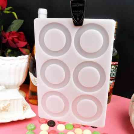 Формочка для шоколада Круги 194 на 134 мм серый Киев