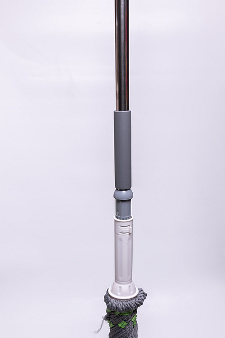 Швабра з самовіджимом з мікрофібри, універсальна, обертається на 360°, телескопічна ручка HP-35015-14 Коломия - фото 5