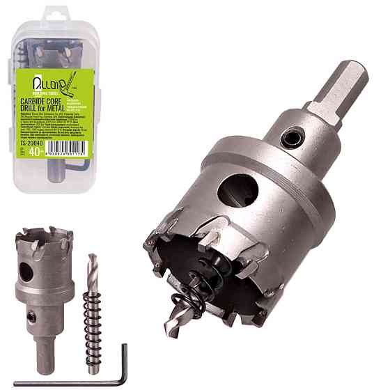 Свердло корончасте твердосплавне по металу 40мм TS-20040 Винница