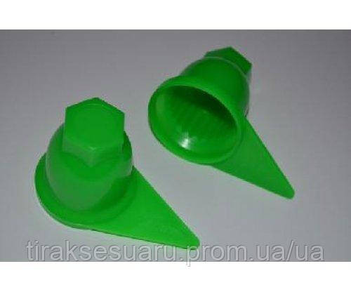Ковпачок на гайку колеса 32 зелений (стрелка) Ковпачок на гайку 32 Ковпачок на 32 гайку Луцк - изображение 1