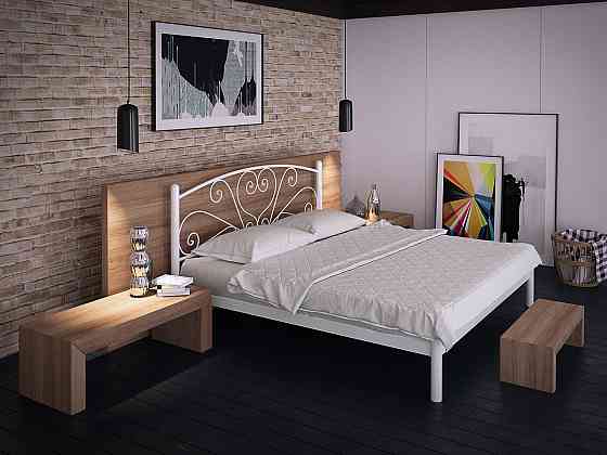 Кровать двухспальная KarissaDesign 160х200 бежевый Киев