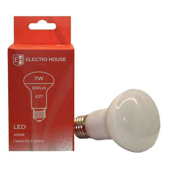 LED лампа R63 7Вт E27 4100К 630 Лм 180-260 В Днепр