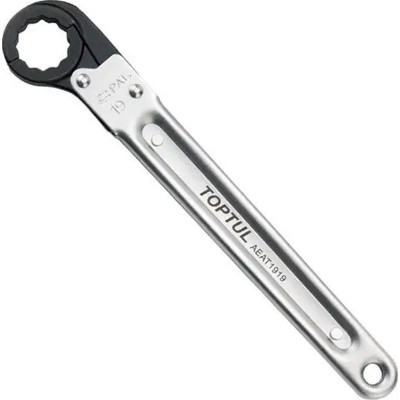 Ключ Toptul накидной с трещеткой раскрывающийся 10мм, 156мм (AEAT1010) Винница - изображение 1