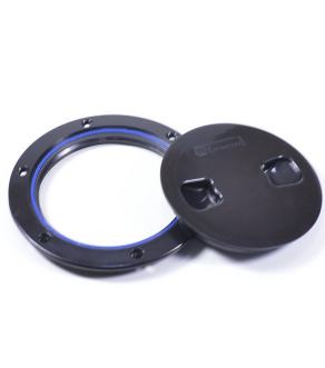 Лючок Инспекционный Черный Диаметр 15.2 См для лодок катеров яхт Киев - изображение 2