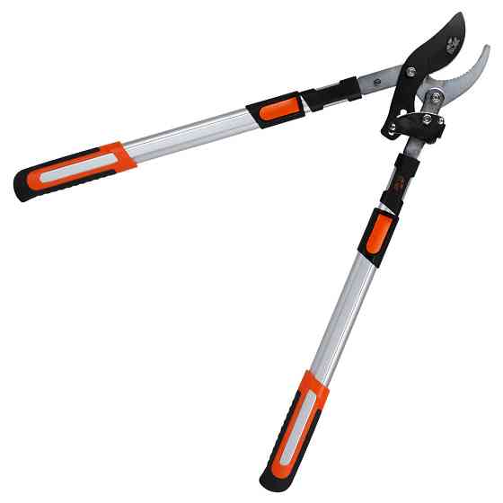 Гілкоріз плоский телескопічний храповий алюмінієві ручки 700-874 мм FLORA (5022374) Київ