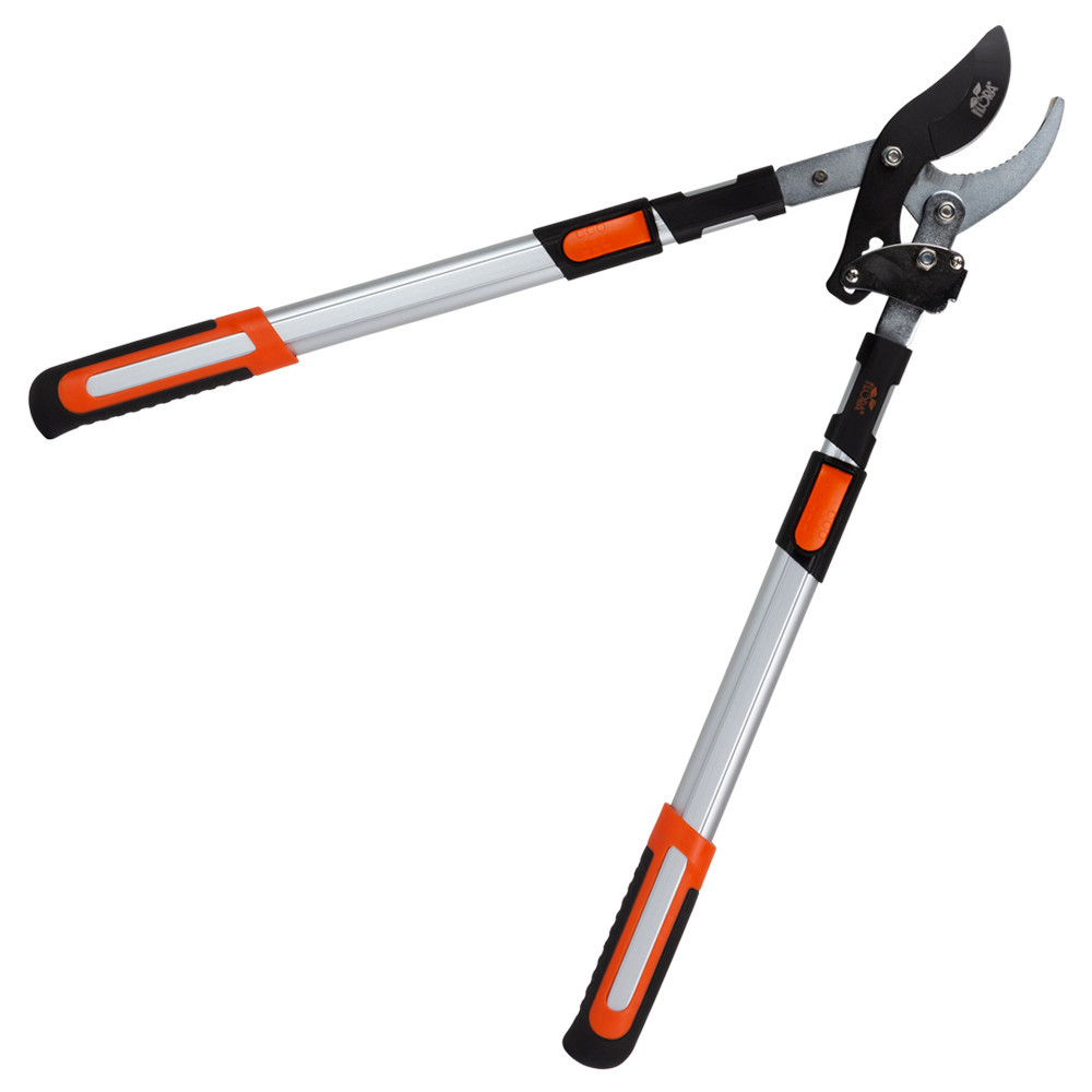 Сучкорез плоскостной телескопический храповый алюминиевые рукоятки 700-874мм FLORA (5022374) Киев - изображение 3
