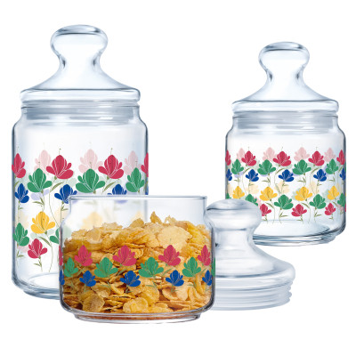 Банка Luminarc Club Fluury Набір 3 шт (X1070) Винница - изображение 1