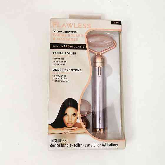 Массажер ролик электрический для лица Facial Roller Massager. Цвет: бежевый NC-87 Львов