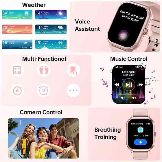 Годинник Oukitel V7 Pink Винница