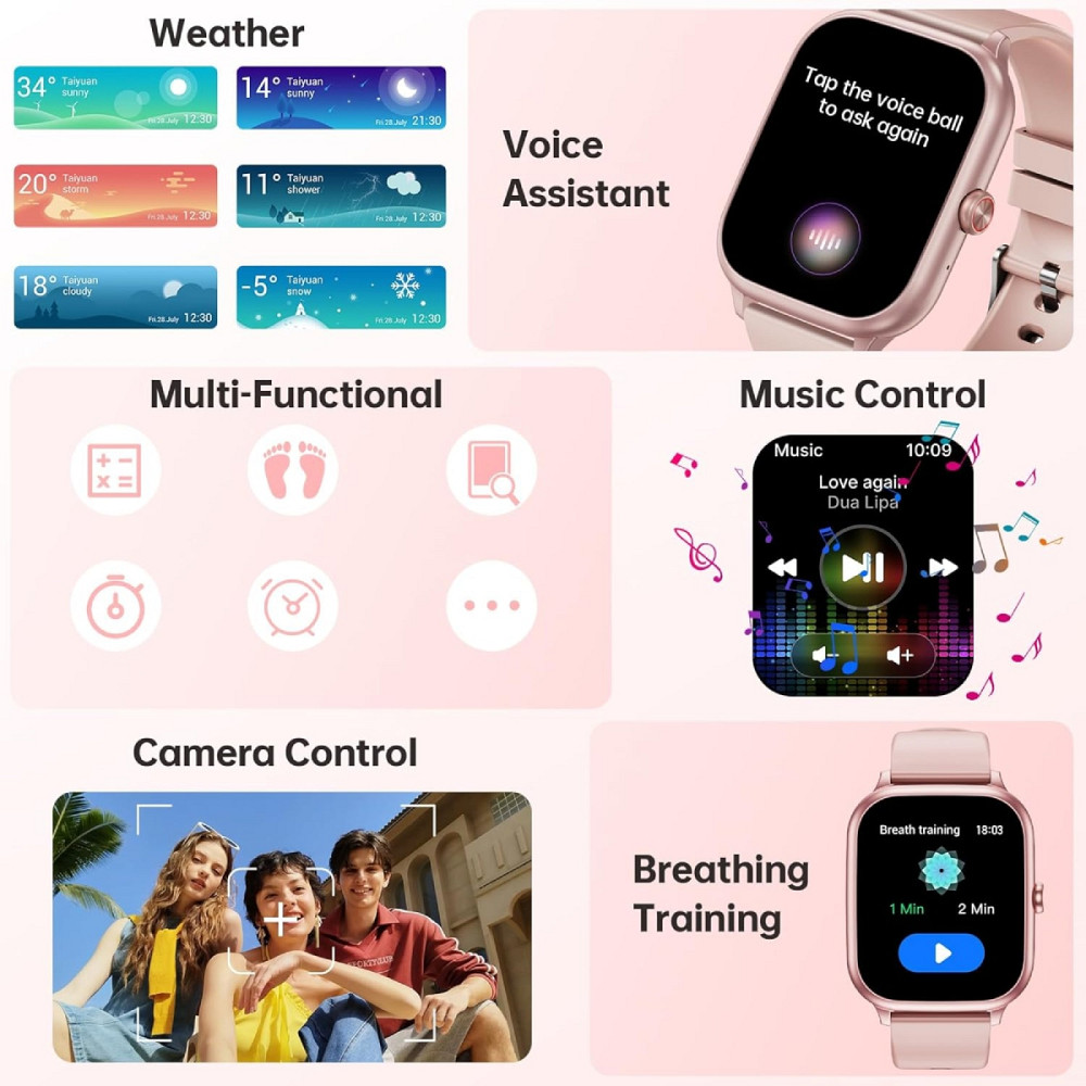 Годинник Oukitel V7 Pink Винница - изображение 4