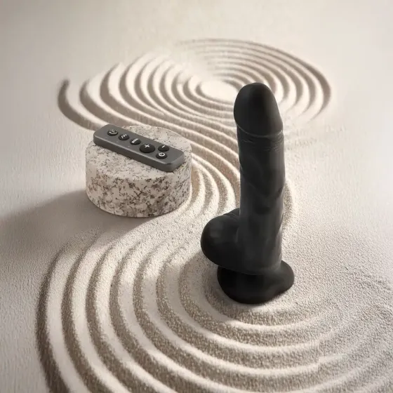 Фаллоимитатор с вибрацией и ротацией Strap-On-Me Rotating & Vibrating Realistic Dildo - L - Black Львов