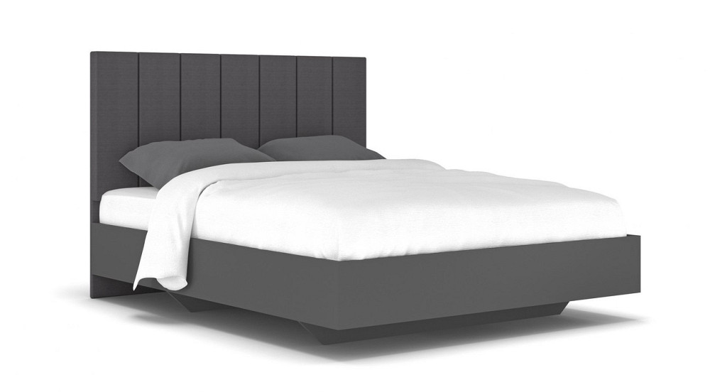 Современный модульный спальный гарнитур комплект в спальню с тумбами шкафом купе комод Лондон (без ламелей) Львов - изображение 6