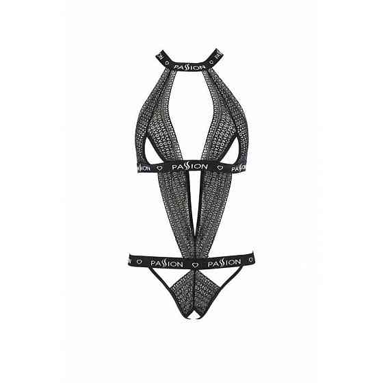 Полупрозрачное боди с вырезами Passion Exclusive Mirajane Body black XXL/XXXL, black Sex Aura Киев