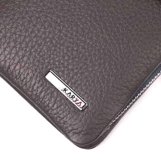 Вертикальное женское портмоне из натуральной кожи KARYA 20999 Серый Киев